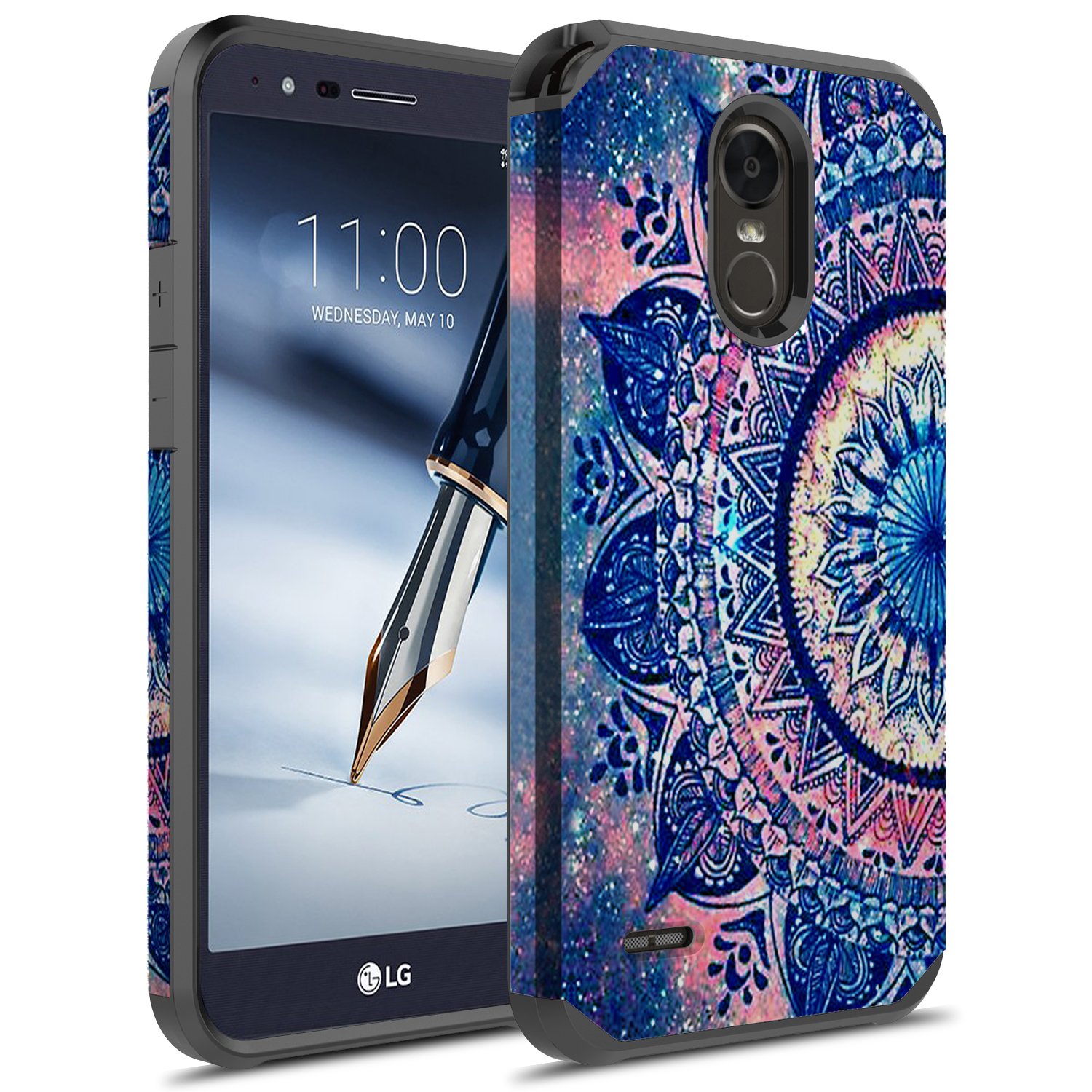 Best Lg Stylo Iii Cover Case Colorful Mandala