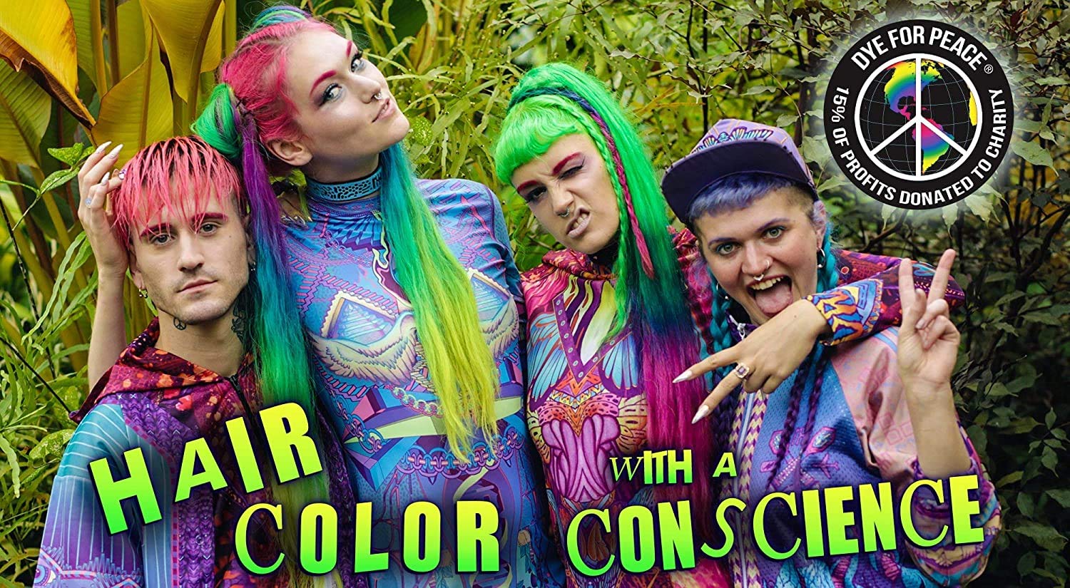 Manic Panic Purple Haze Hair Color - Amplified - Semi Permanent Hair Dye - Very Dark Warm Purple Color - For Dark & Light Hair - Vegan, PPD & Ammonia-Free - For Coloring Hair For Men & Women : Chemical Hair Dyes : Beauty