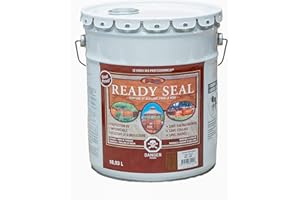 Ready Seal 525 5-Gallon Pail Dark Walnut Exterior Wood Stain and Sealer
