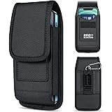 ykooe Phone Belt Holster Pouch for Samsung Galaxy S20 S21 Plus Ultra S9+ A21 Note 8 9 Moto G Power Lg Stylo 6 Oxford-Canvas R