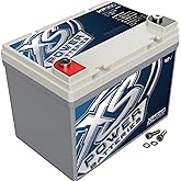 XS Power XP950 950 Amp AGM Secondary Battery with M6 Terminal Hardware - 12 Volt 35Ah 950W Deep Cycle AGM Powercell for Car Audio Stereo Systems - 24.5 lbs, Maintenance Free, Sealed Design