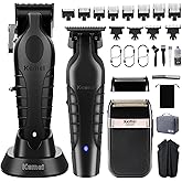 KEMEI Professional Hair Clippers, Hair/Beard Trimmer, Eletric Shaver Set for Men, Cordless Beard Trimmer, Rechargeable Barber Clippers, USB Fade Clipper Haircutting Kit, KM-2299, KM-2296, KM-2024