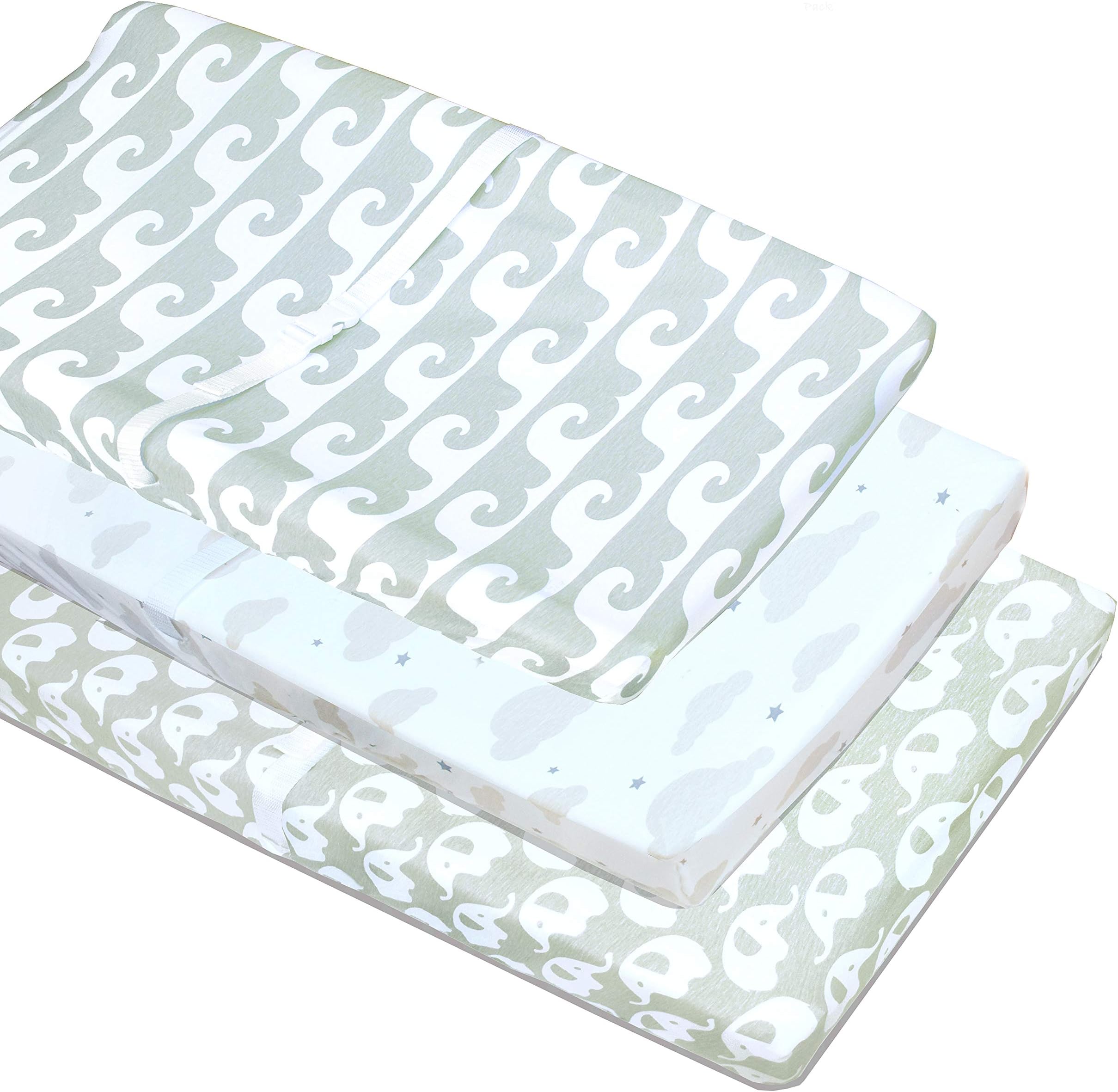 Cambria Baby 100% Organic Cotton Changing Pad Covers or Cradle Sheets