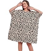 CRIPOM Plus Size Moo Moos for Women Oversized Sleep Shirts for Women Oversized Nightgown with Pocket Fit S-5XL