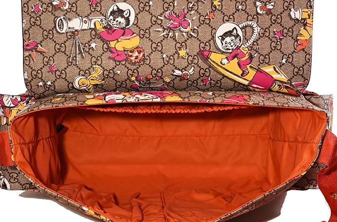 gucci space cats diaper bag