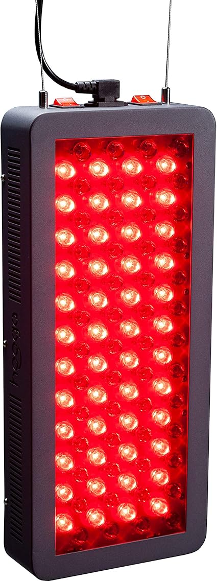 Amazon Com Red Light Therapy By Hooga 660nm 850nm Near Infrared Led Light Therapy 100 Leds High Power Low Emf Output For Energy Pain Relief Skin Health Beauty Anti Aging And Performance Hg500