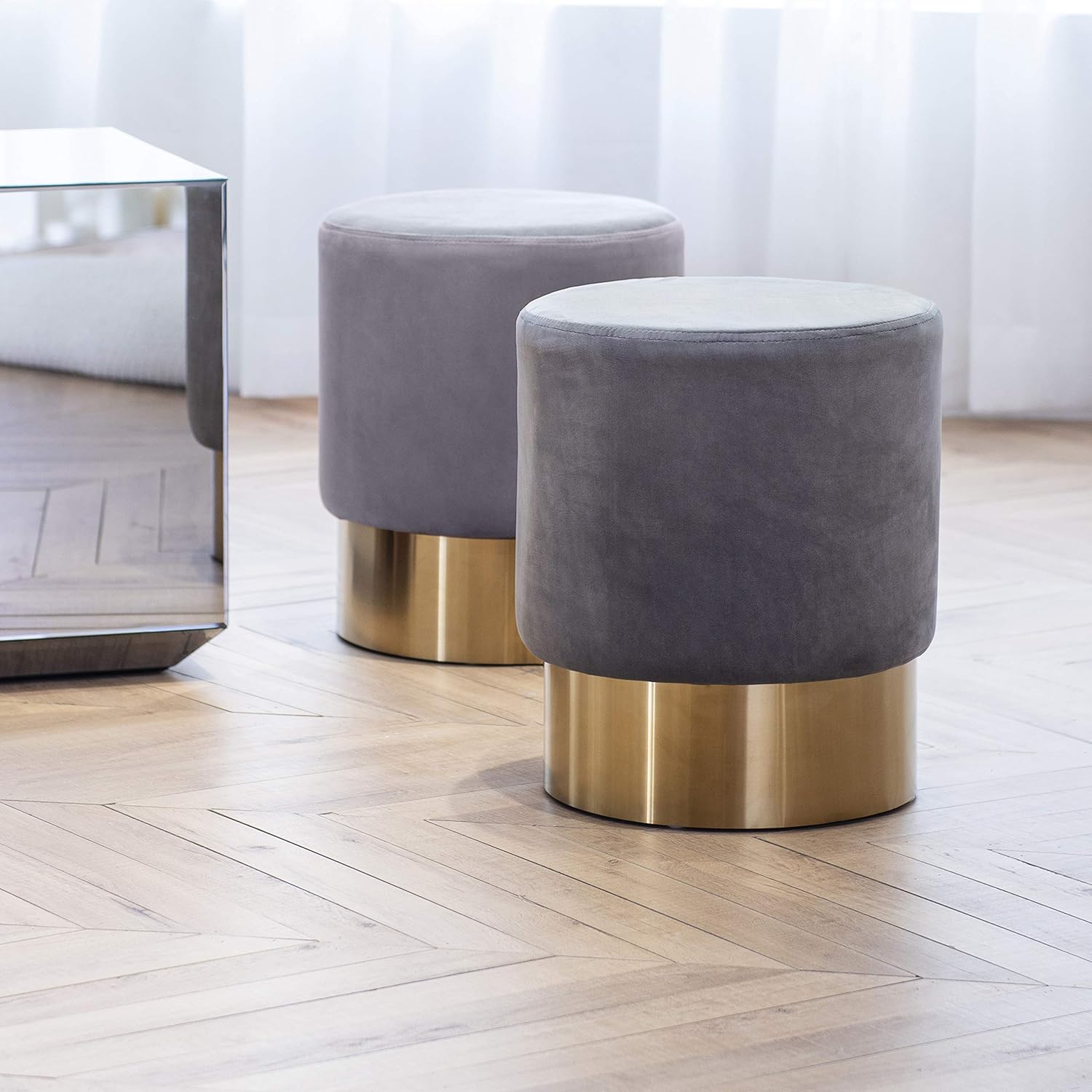 Best Gold Coffee Table Ottoman