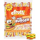 efrutti Mini Burgers, Fruity Gummy Candy, Individually Wrapped, 100 Count | 2 lb Bag of Gummi Treats that Kids &amp; Adults Love &ndash; Perfect for Parties