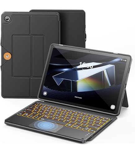 Amazon.com: Samsung Book Slim Keyboard Cover for Galaxy Tab