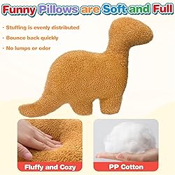 Aiideals Large Dino Nugget Pillow, Dinosaur Chicken