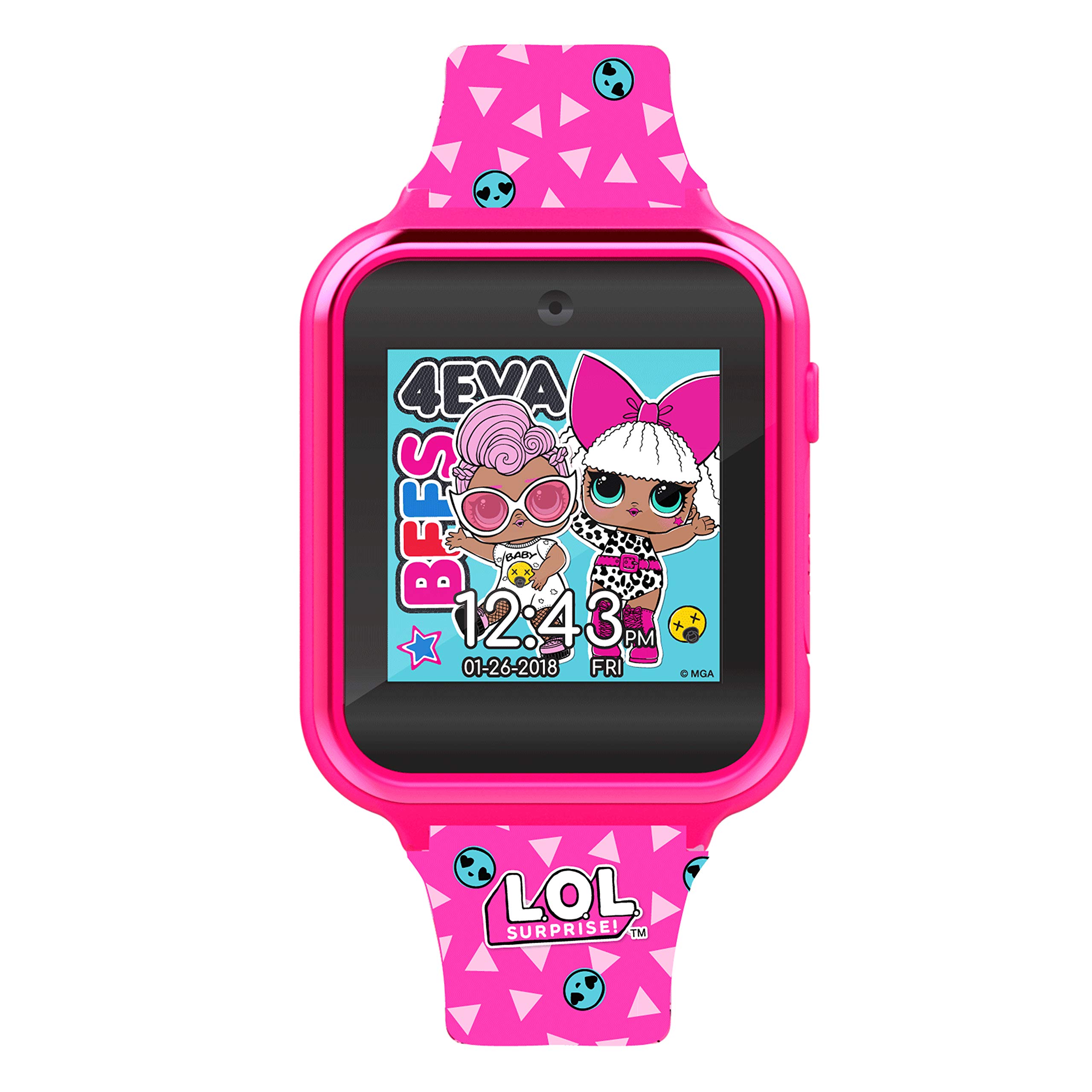 LOL Surprise Girl's Digital Quartz Watch With Pink Silicone Strap LOL4264