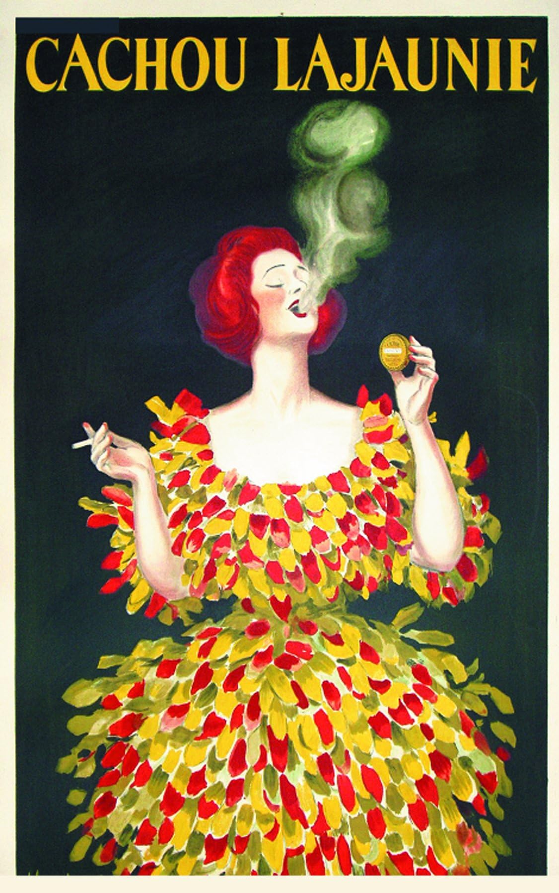 Cachou Lajaunie by Leonetto Cappiello Poster Cachou Poster French Vintage Poster Vintage Advert Poster Advertisement Poster French Wall Art (11.7 x 16.5 (A3))