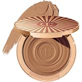 Charlotte Tilbury Beautiful Skin Face Makeup &amp; Body Cream Bronzer - Hydrating Hyaluronic Acid &amp; Pro Vitamin D3 to Blur for a Sun-Kissed Glow - Up to 16Hr Wear, Sweat &amp; Humidity Proof