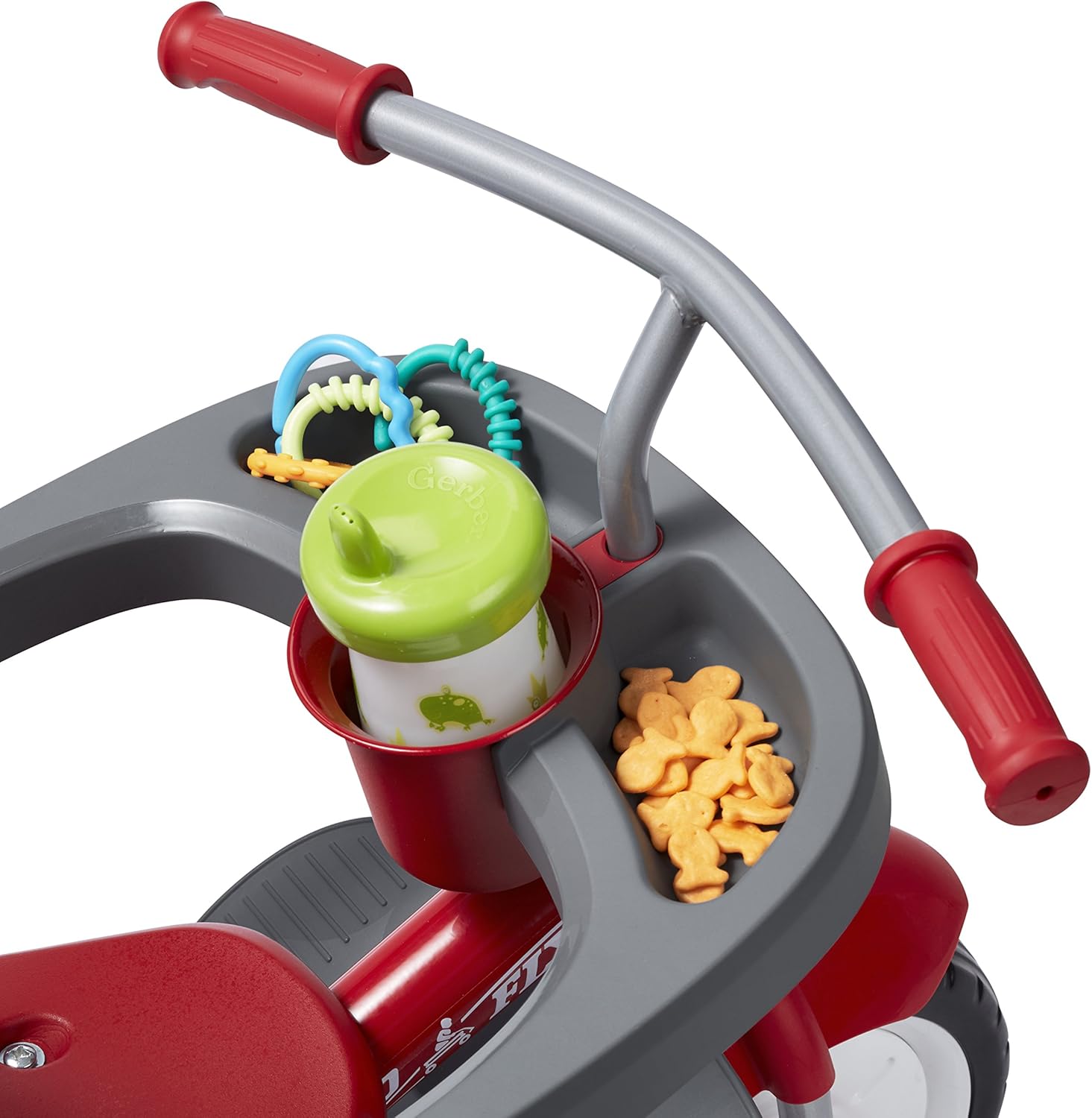 Radio Flyer 4-in-1 Stroll 'N Trike, Red Toddler Tricycle for Ages 9 Months -5 Years, 19.88" x 35.04" x 40.75": Toys & Games