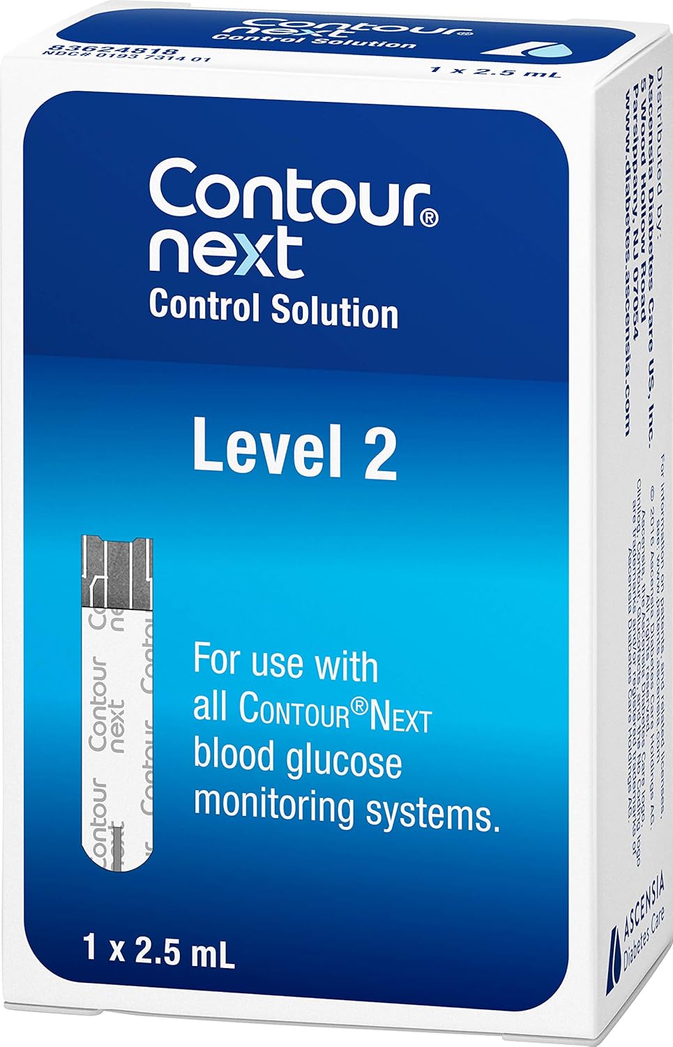 CONTOUR NEXT Control Solution for Glucose Test Meter, Level 2, 2.5mL Bottle: Industrial & Scientific