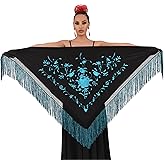 AMINA JAADE Manila shawl for flamenco dance. Middle size 63X31 inch