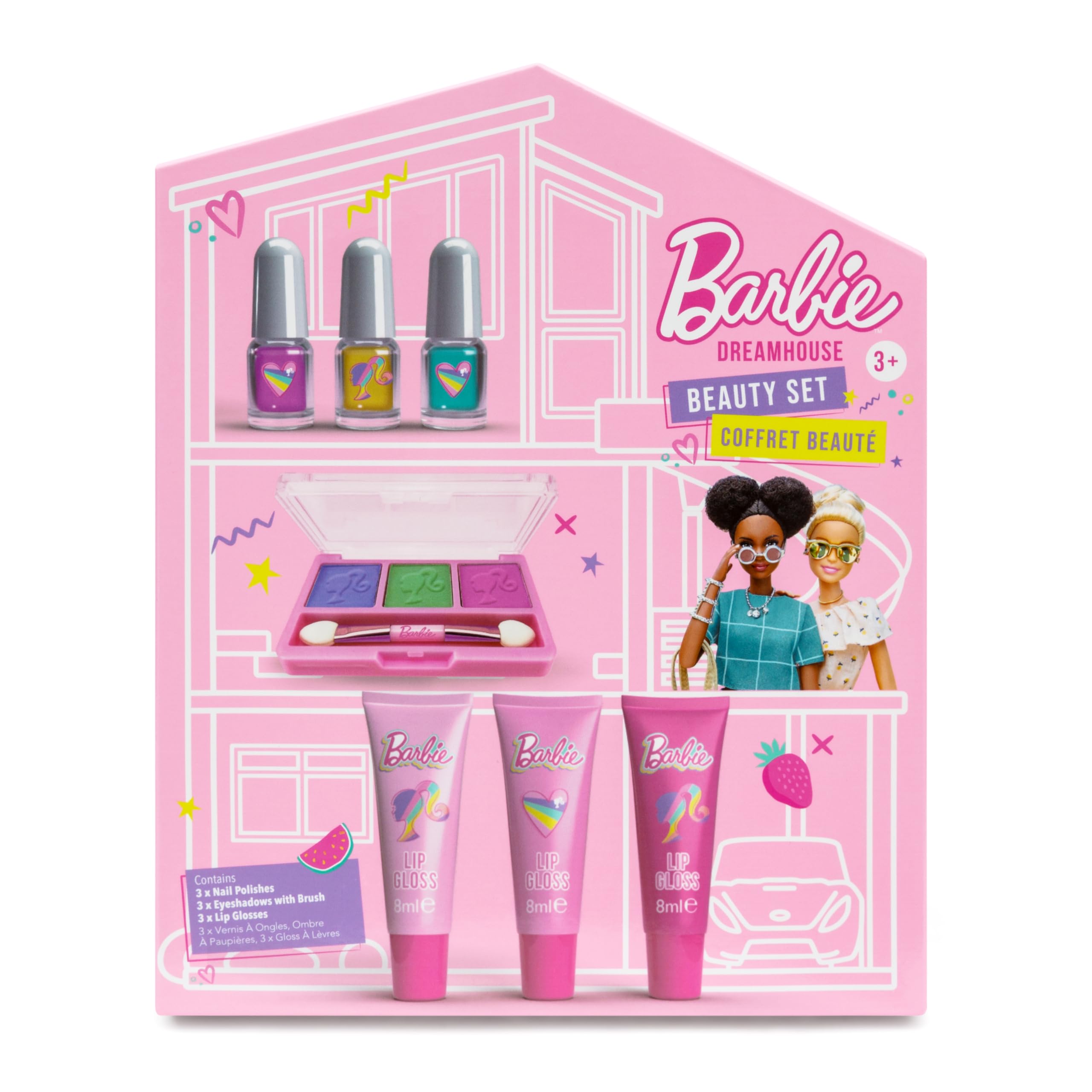 Barbie Dream House Beauty Gift Set - Kids Gift Set, Make-Up