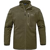 Rdruko Men's Fleece Jackets Full Zip Lightweight Outdoor Hiking Jackets Winter Coats