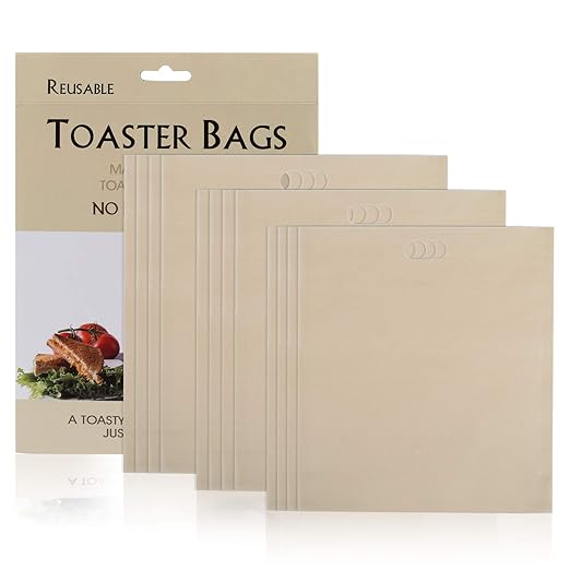 GWHOLE 12 x Bolsas para Tostada Antiadherente Bolsas Reutilizable ...