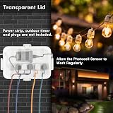 Restmo Large Outdoor Electrical Box with Transparent Lid IP54 Weatherproof 12.6 view 6