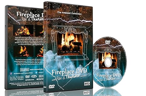 Feuer DVD - Kaminfeuer mit Regen und Donnergeräuschen