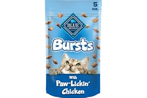 Blue Buffalo Bursts Chicken Crunchy & Creamy Cat Treats, 5 oz