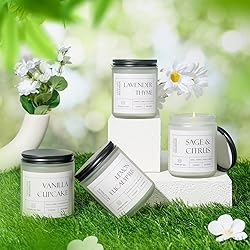 Sage &Citrus Scented Candles, Aromatherapy Jar