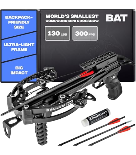 BALLISTA BAT Bowfishing Bundle, 300 FPS Crossbow, BL25 Reel & Arrows