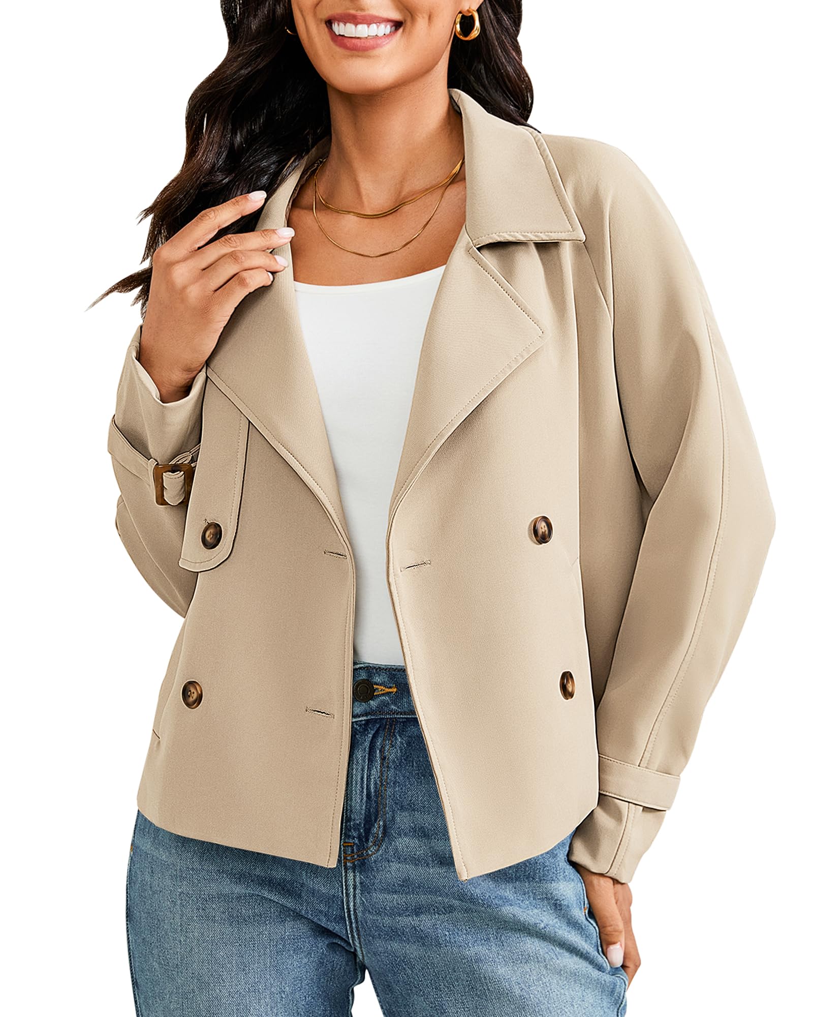 Photo 1 of ***SIMILAR PRODUCT***
 Womens Fall Jackets Fall Clothing Jacket for Women Jackets for Women Winter Beige Medium Fits US Size 8 to 10