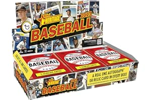 2023 Topps Heritage Baseball Hobby Box (24 Packs/9 Cards: 1 Auto or Memo)