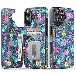 Goodon for iPhone 16 Plus Case Wallet - Flip Folio