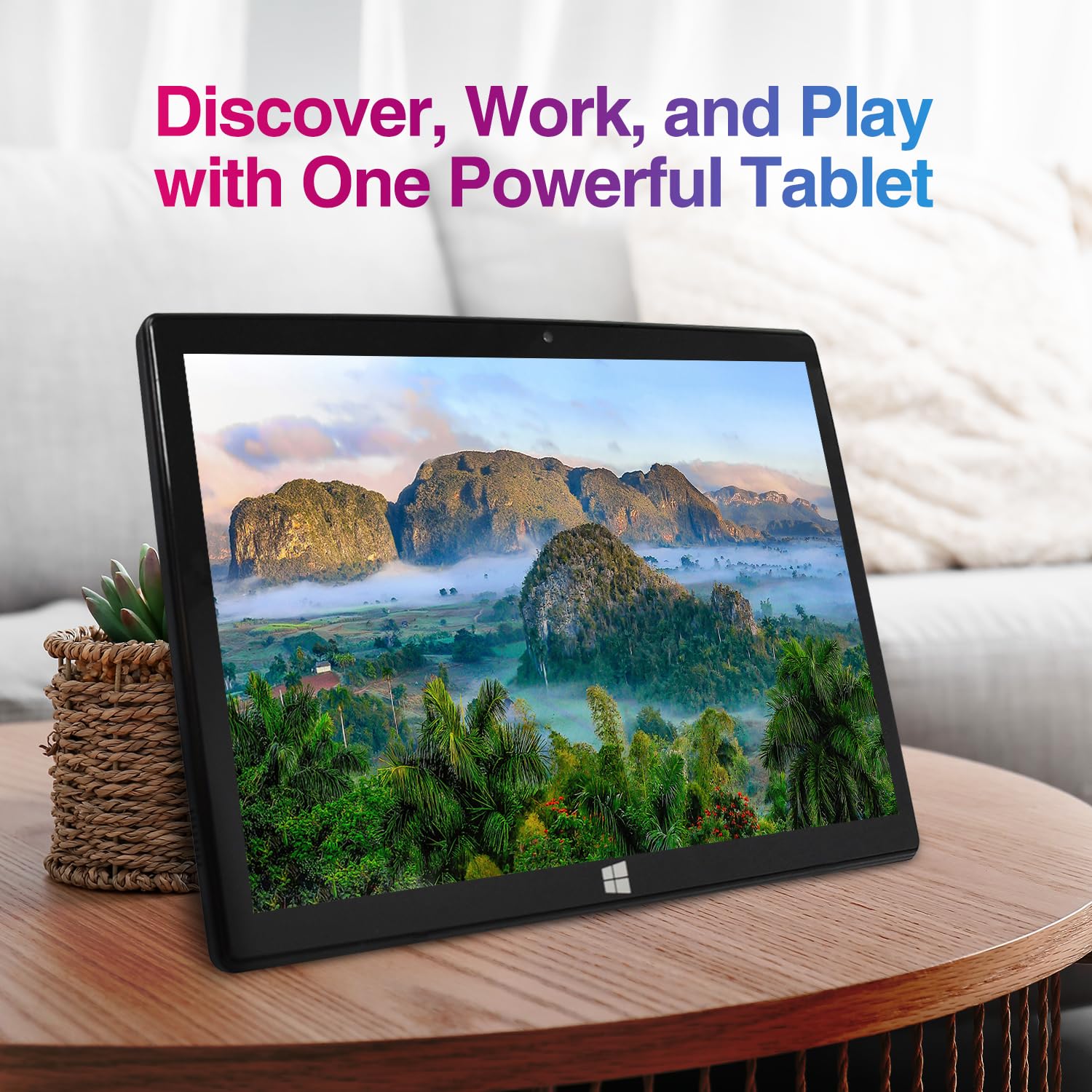 Tablet PC Fusion5 de 10,1 con Windows 11 - FWIN232 Plus Tableta Windows ultradelgada - Intel de 13.ª generación, 8 GB de RAM, pantalla Full HD de 10 pulgadas, WiFi 5G, USB 3.0, Micro HDMI, cámaras duales, Bluetooth Tablet PC Fusion5 de 10,1 con Windows 11 - FWIN232 Plus Tableta Windows ultradelgada - Intel de 13.ª generación, 8 GB de RAM, pantalla Full HD de 10 pulgadas, WiFi 5G, USB 3.0, Micro HDMI, cámaras duales, Bluetooth