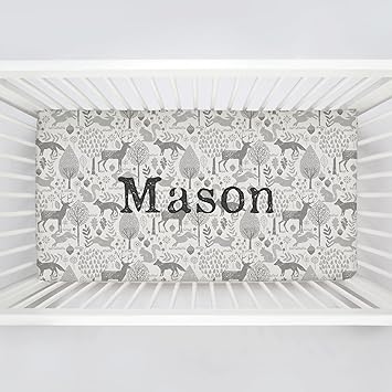 personalized fitted crib sheets
