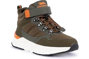 Trespass Kids Casual Hi-Top Boots Cady - Waterproof Membrane, Gussetted Tongue, Cushioned Collar, Traction Outsole