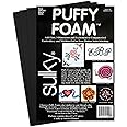 Sulky Of America 3mm Puffy Foam, 6" by 9", Black