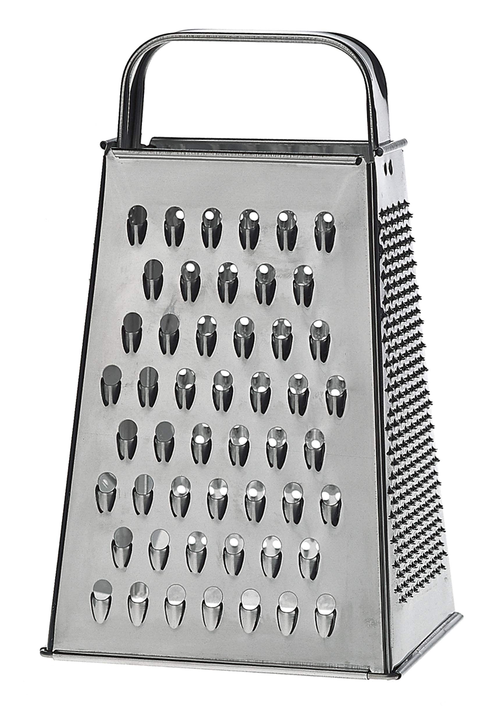 Gastromax - Grater Wire Strengthened - Stainless Steel - Kitchen Slicer/Zester- 4 Sided
