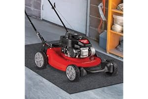 OLanto Oil Spill Mat 29" x 36", Reusable & Durable Oil Absorbent Pad, Contains Liquids, Protect Garage Floor from Spills, Drips, Splashes, Cut to Size, TPR Non Slip Garage Floor Mat, Charcoal