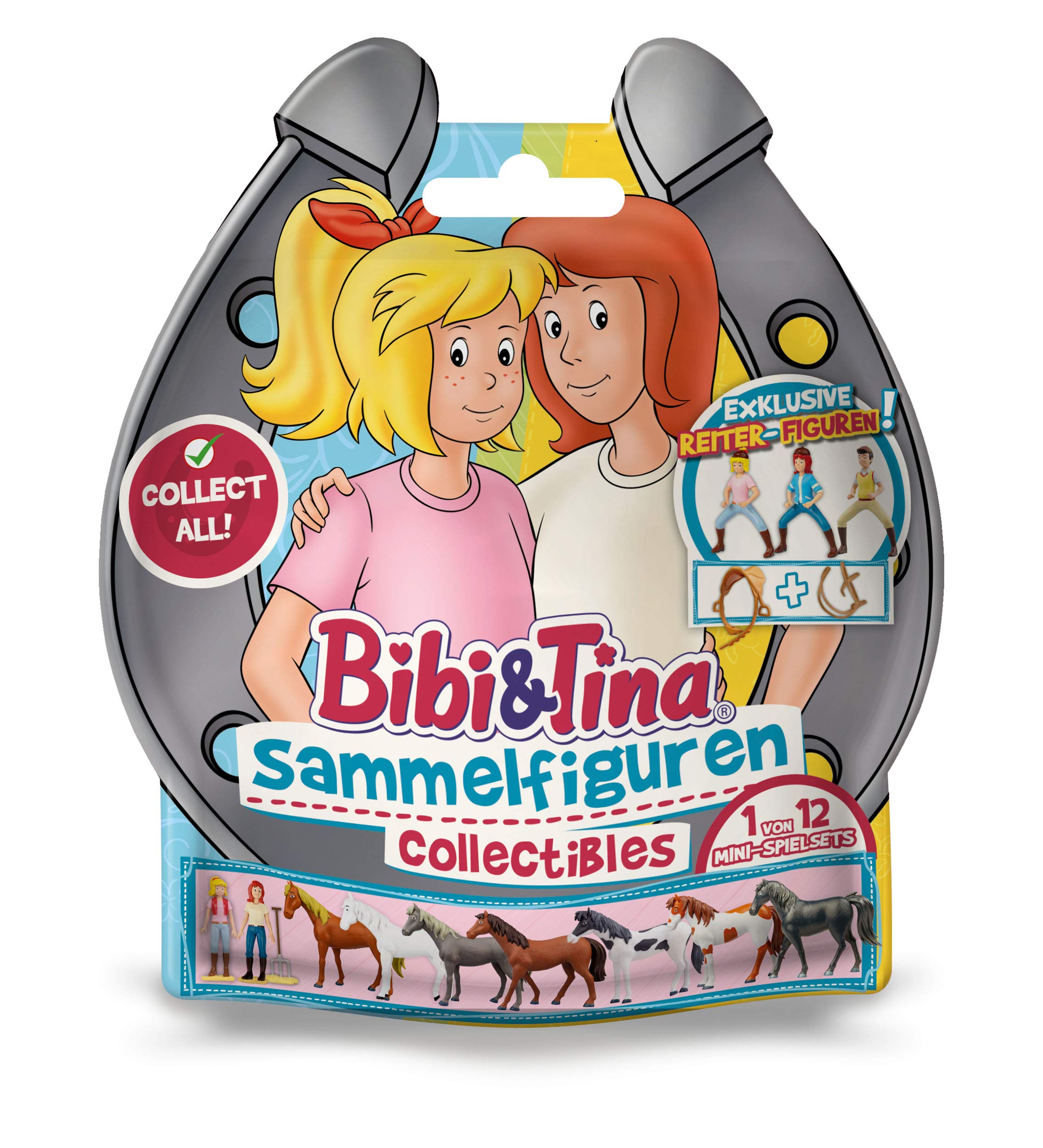 CRAZE Bibi and Tina Figures Foilbag - Martinshof Toy Figures to Collect and Swap, Horse Girls Gift, Horse Toy from 3 Years 19245 โ image 1
