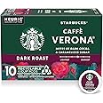 Starbucks K-Cup Coffee Pods, Dark Roast Coffee, Caffè Verona, 100% Arabica, 1 box (10 pods)