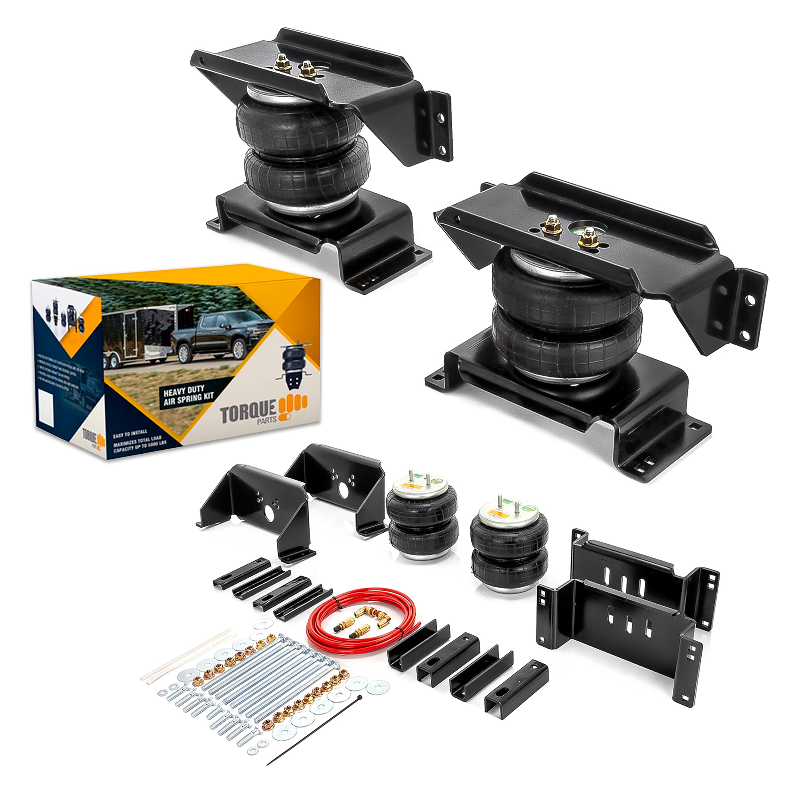 thumbnail image 2 of Torque Air Bag Suspension Kit For 2003-2013 Dodge Ram 2500 3500 - Rear Bags TR2299AS 2 of 3