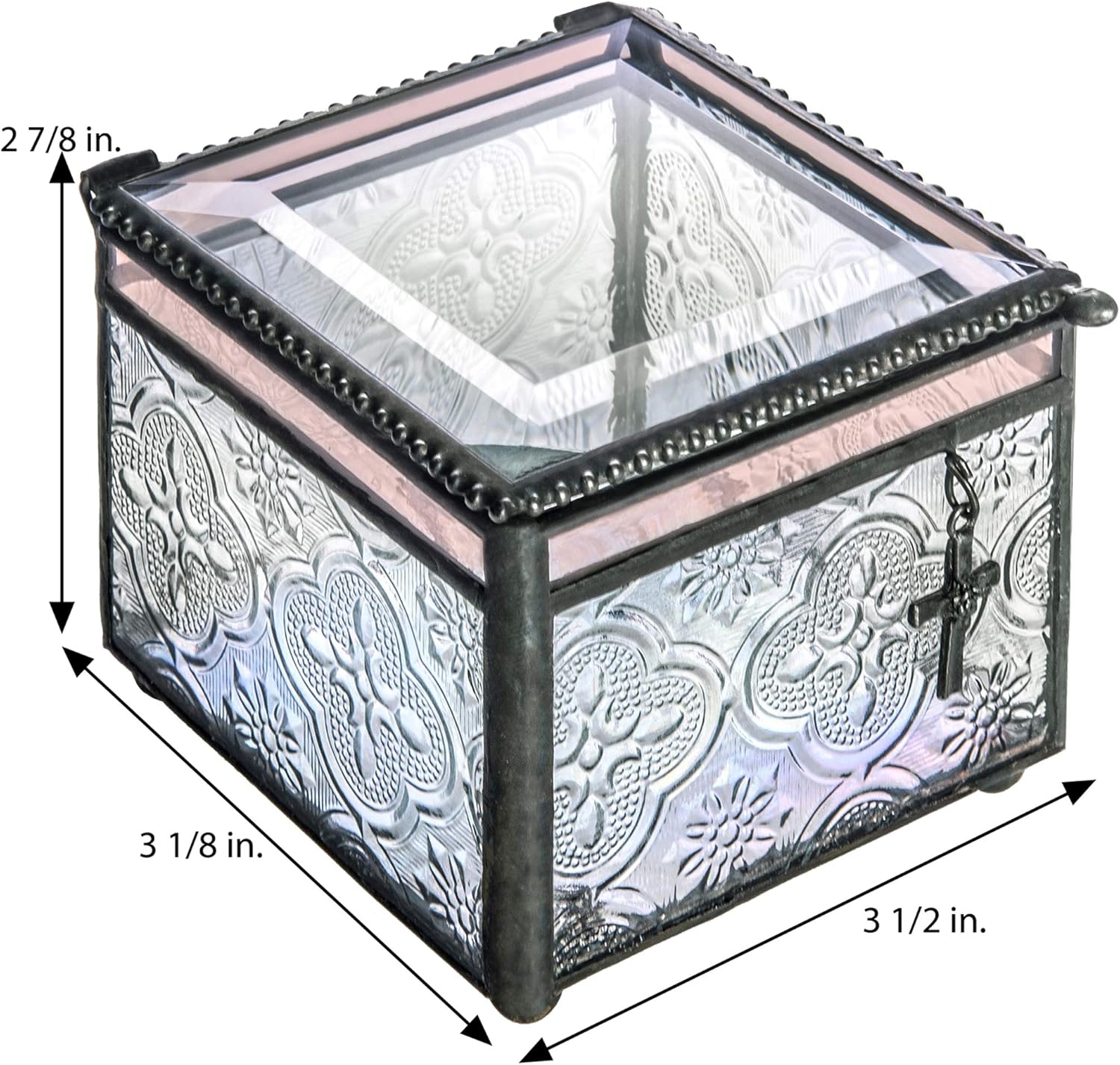silver trinket box christening