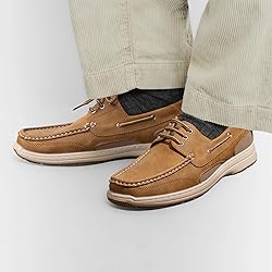 Vostey Men's Loafers & Slip-ons 3-Eye Boat Shoes