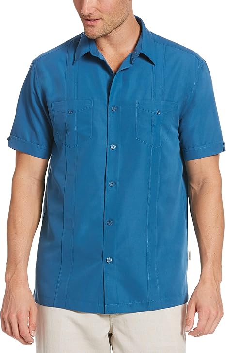 Amazon Cubavera メンズ 2つポケット ダブルピンタック 半袖ボタンダウンシャツ シャツ 通販 Amazon Cubavera メンズ 2つポケット ダブルピンタック 半袖ボタンダウンシャツ シャツ 通販