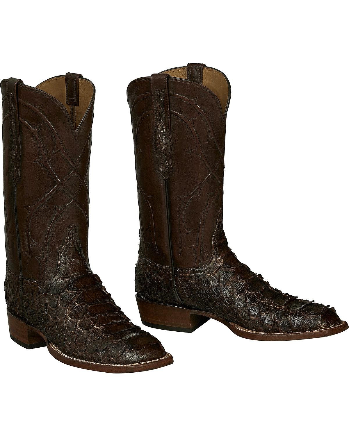 lucchese python boots