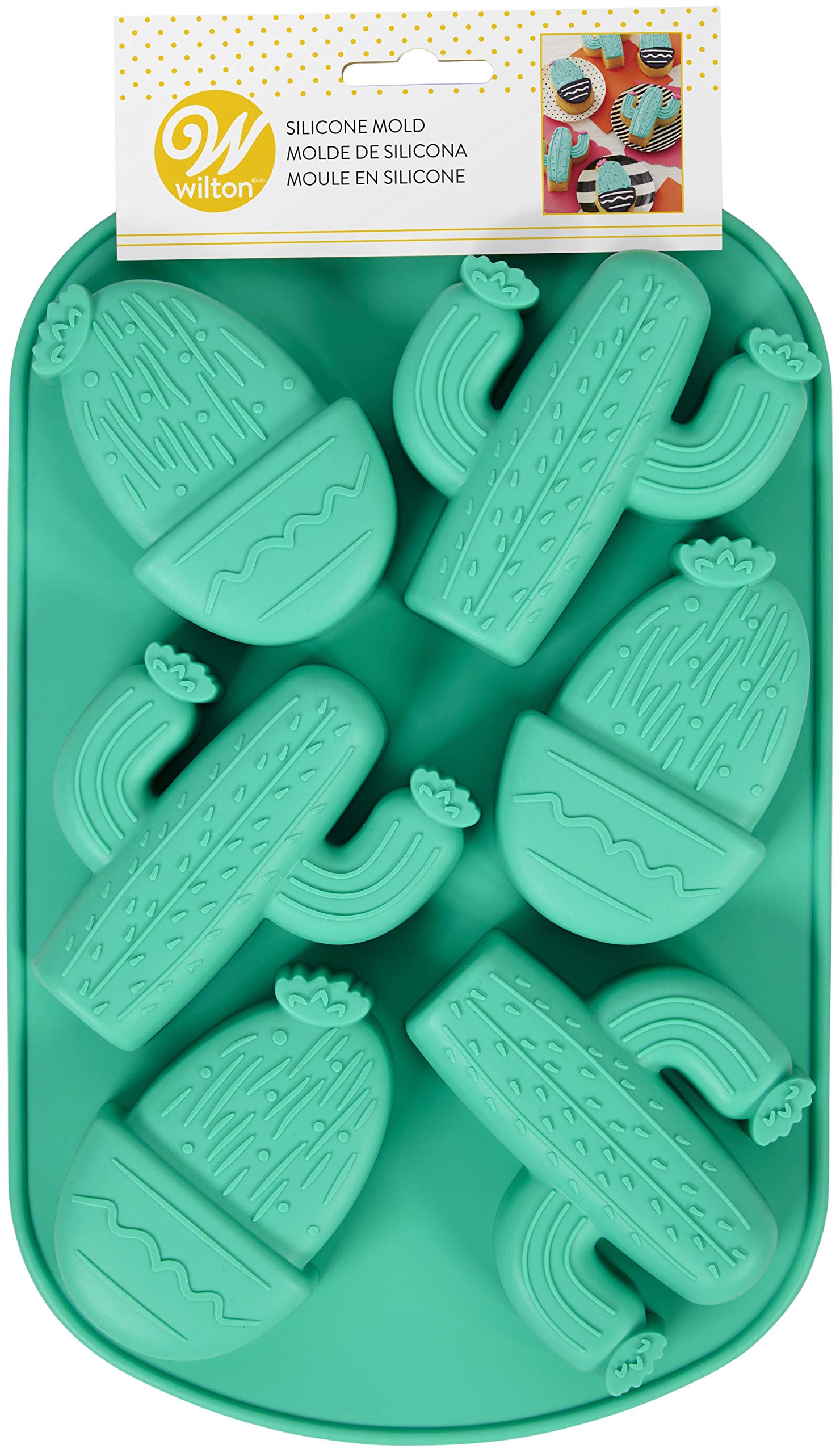 Wilton Cactus Party Silicone Mold, 6-Cavity