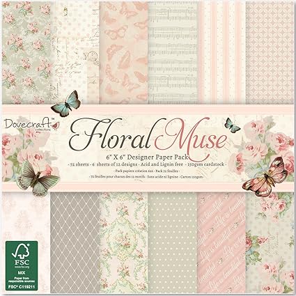 Dovecraft Bastelartikel mehrfarbig, 3 x 0.254 x 15 cm