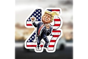 SOLMAYCO Trump Stickers (Large 6in), Trump Stickers 2024, Inauguration Day 2025, Trump Stickers for Cars, Trump Sticker Funny, Inauguration Day Decorations, Donald Trump Inauguration Day