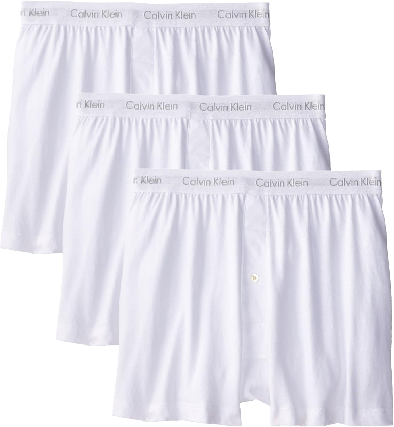 Calvin Klein Men's Cotton Classics Multipack Knit Boxers at  Men’s Clothing store