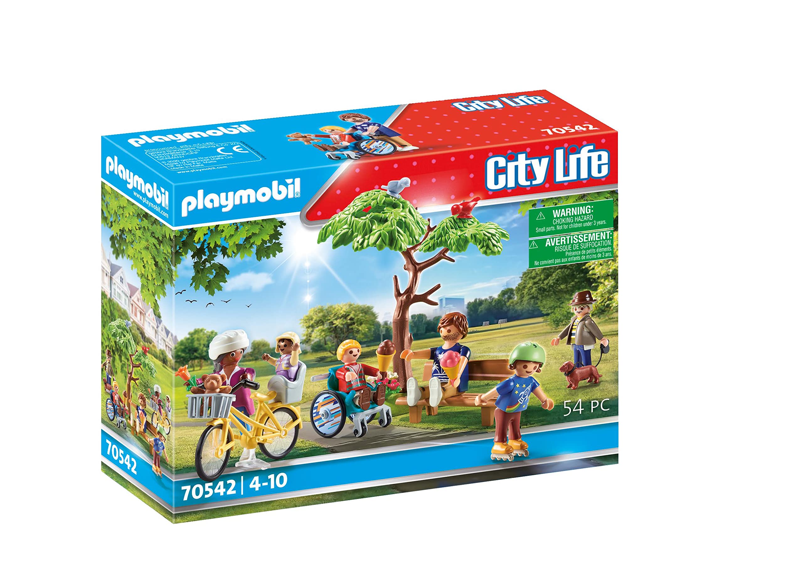 PLAYMOBIL City Life 70542 In the City Park, 4 Years and Above