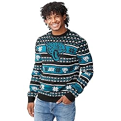 FOCO Standard NFL Big Logo Ugly Sweater, Team Color